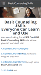 Mobile Screenshot of basic-counseling-skills.com